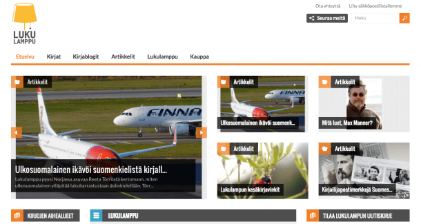 Kuva: Ruutukaappaus Lukulampun sivulta (www.lukulamppu.fi)