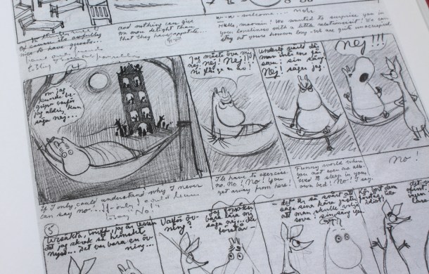 Bilde: Tove Jansson / Juhani Tolvanen: Vid min svans! Tove och Lars Janssons tecknade muminserie